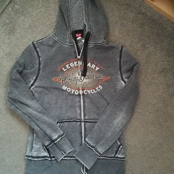 Harley-Davidson Tops Harleydavidson Zipup Hoodie Poshmark